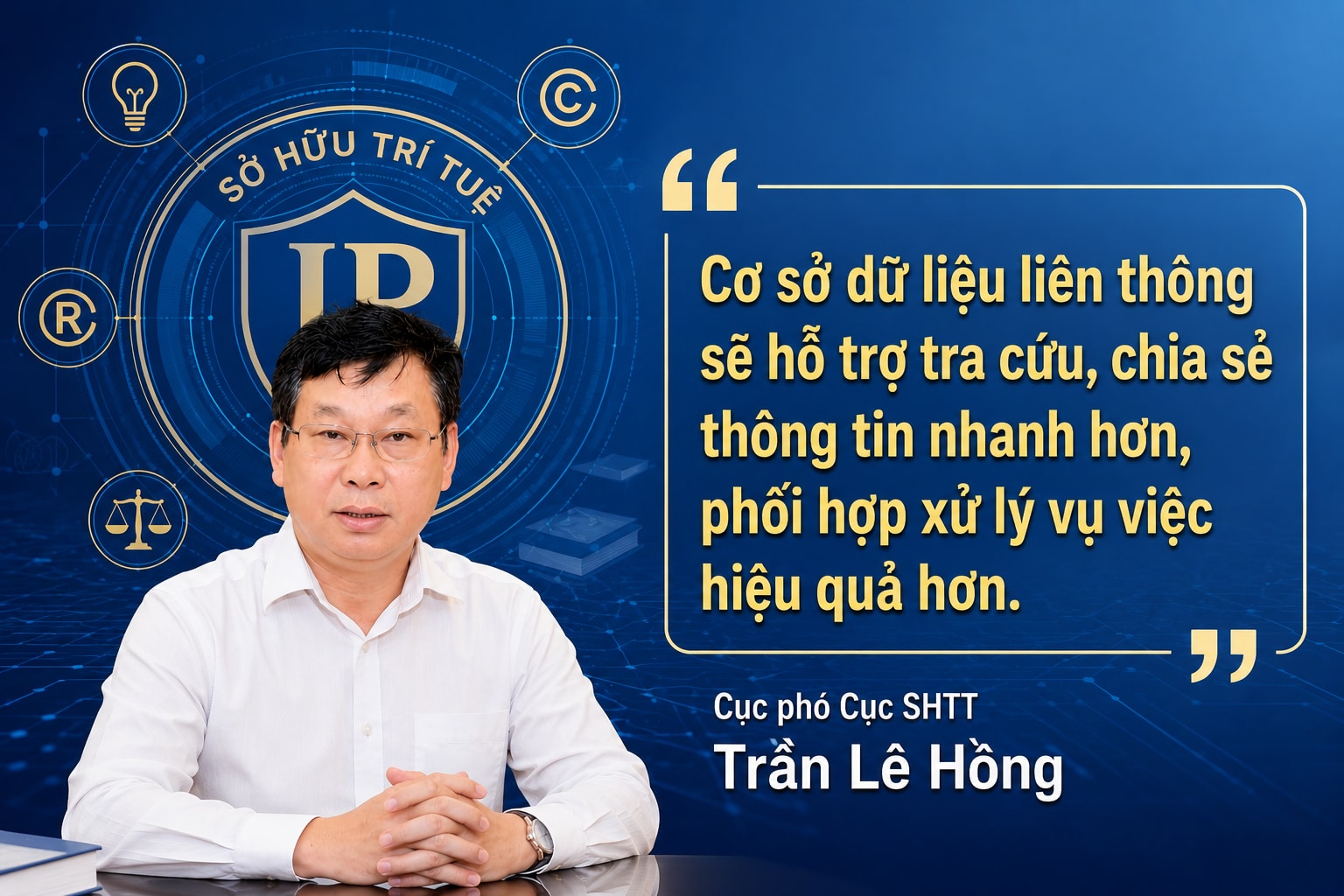 Trần Lê Hồng, Cục sở hữu trí tuệ