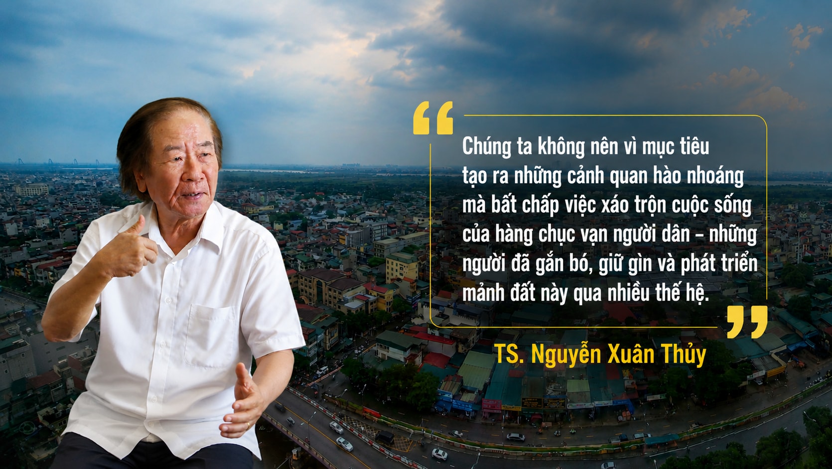 nguyễn xuân thuỷ đại lộ cảnh quan sông hồng