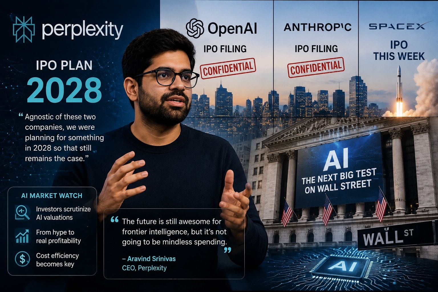 Perplexity bình tâm dù OpenAI và Anthropic sắp lên sàn chứng khoán