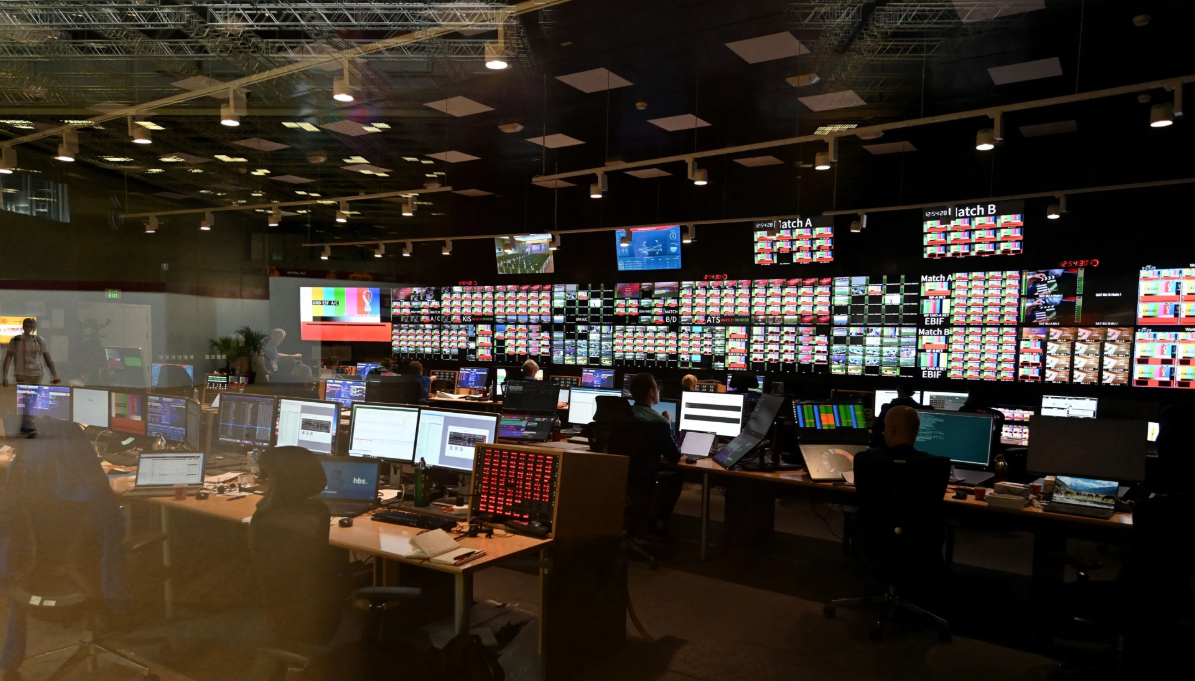 Bên trong International Broadcast Centre của FIFA
