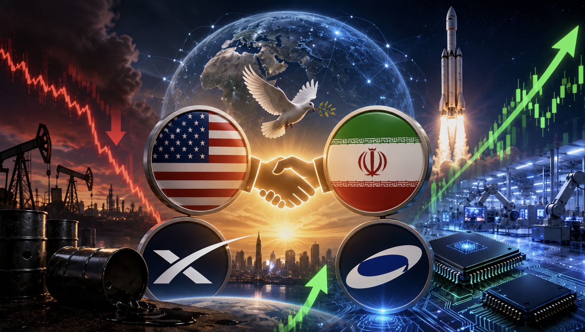 Cổ phiếu SpaceX và Samsung tăng mạnh khi Mỹ - Iran đạt thỏa thuận hòa bình
