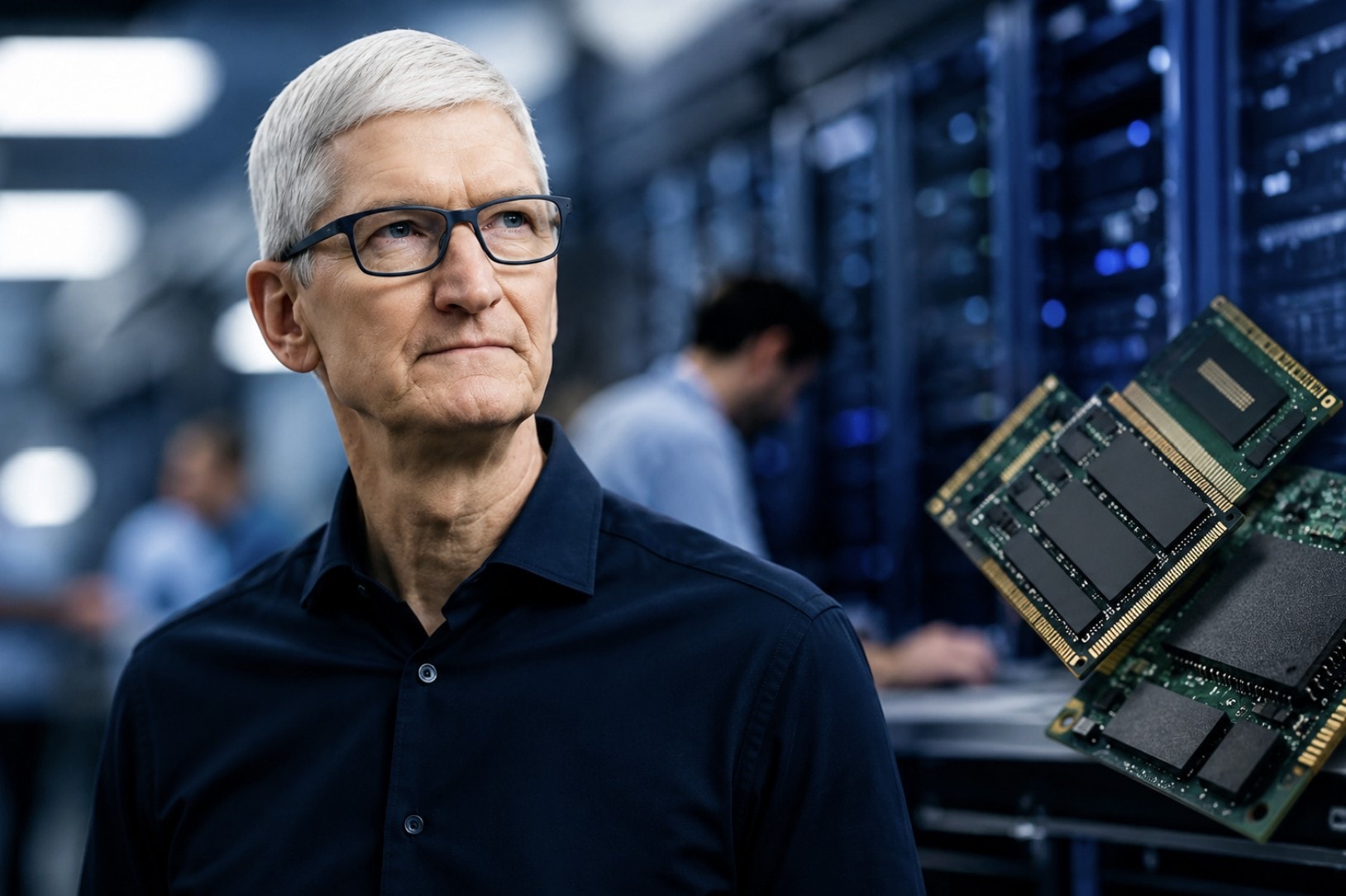 Tim Cook Apple phải tăng giá sản phẩm vì AI khiến chip nhớ khan hiếm