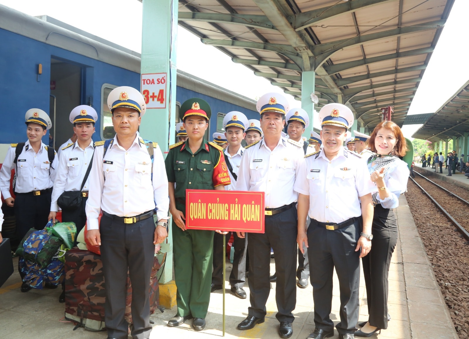 Chiến sĩ Hải Quân tại ga Biên Hoà (A50)