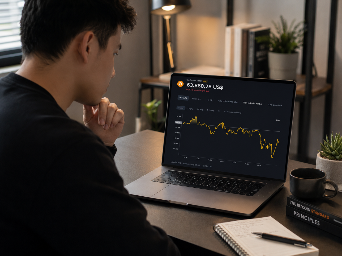 Giá Bitcoin hôm nay 22/6: Bật lên 64.000 USD, nhưng phe mua chưa thể yên tâm 