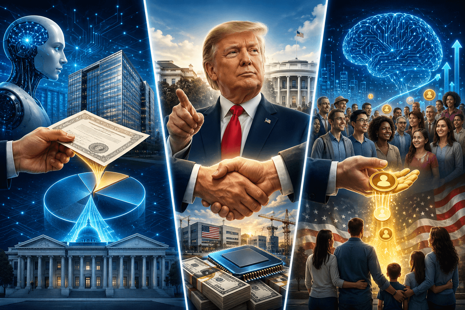3 cách ông Trump có thể giúp người Mỹ có cổ phần trong các công ty AI