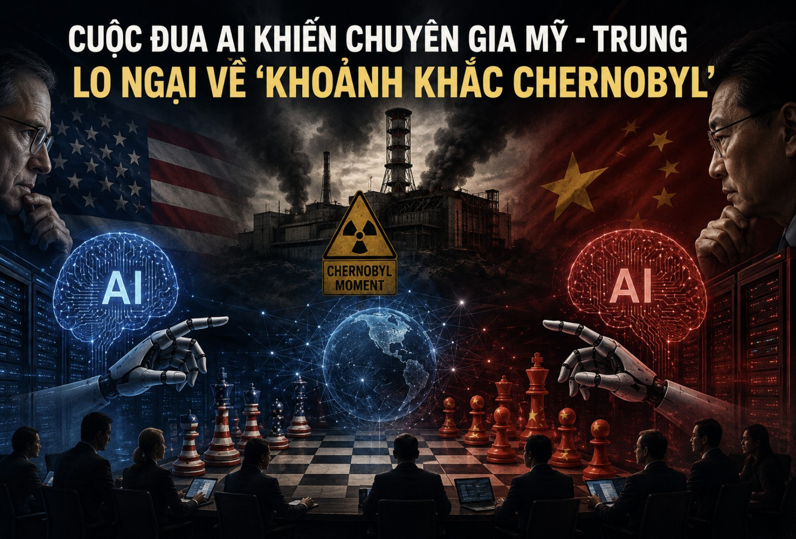 Cuộc đua AI khiến chuyên gia Mỹ - Trung lo ngại về ‘khoảnh khắc Chernobyl’