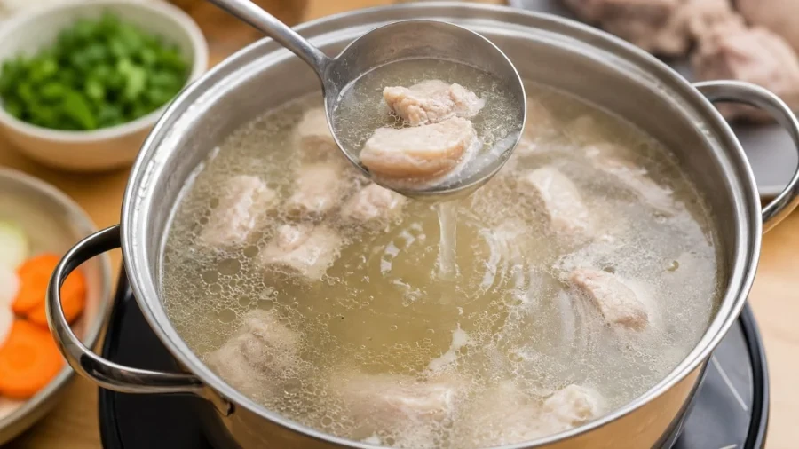 nước luộc thịt
