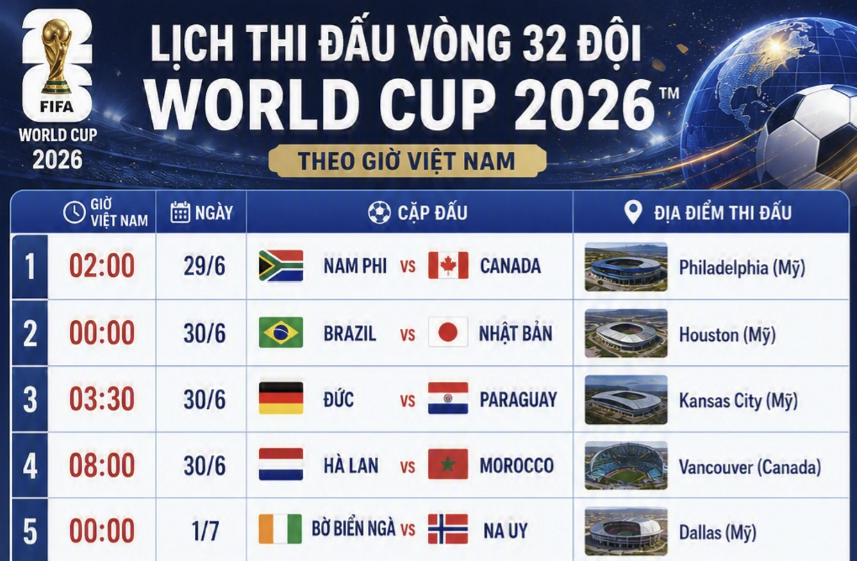 Dự đoán vòng 32 đội World Cup 2026: Pháp sáng cửa vô địch, Messi vẫn là số 1 
