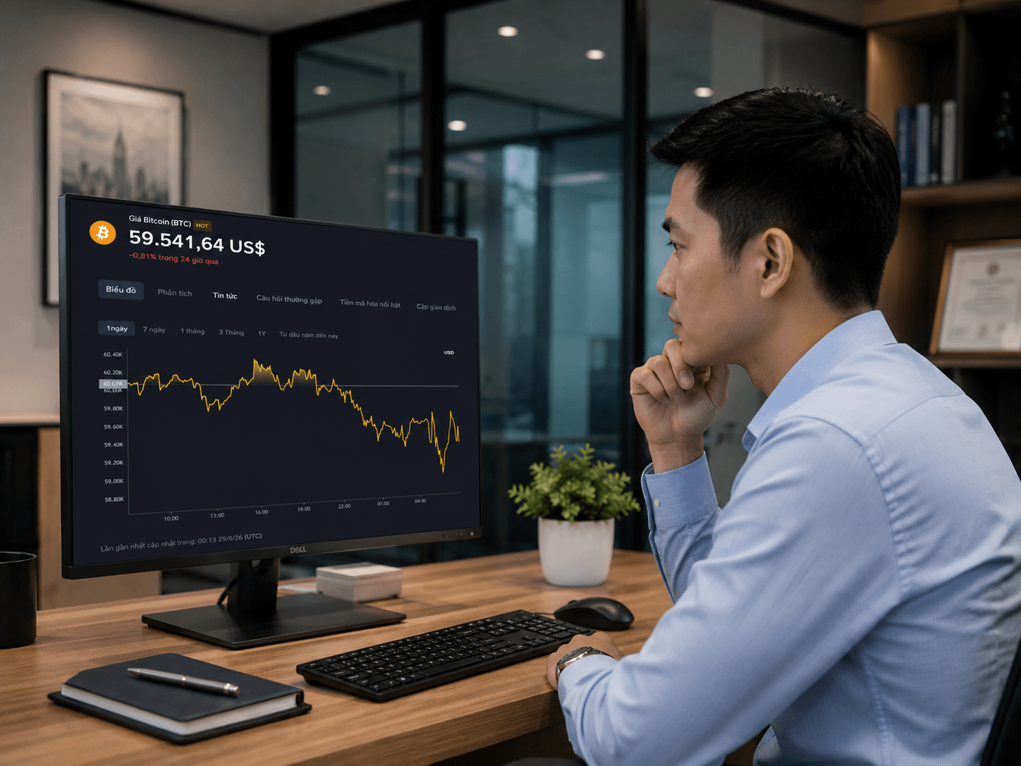 Giá Bitcoin hôm nay 29/6: Giằng co sát vùng 58.000 USD, nguy cơ giảm sâu đã trở lại? 