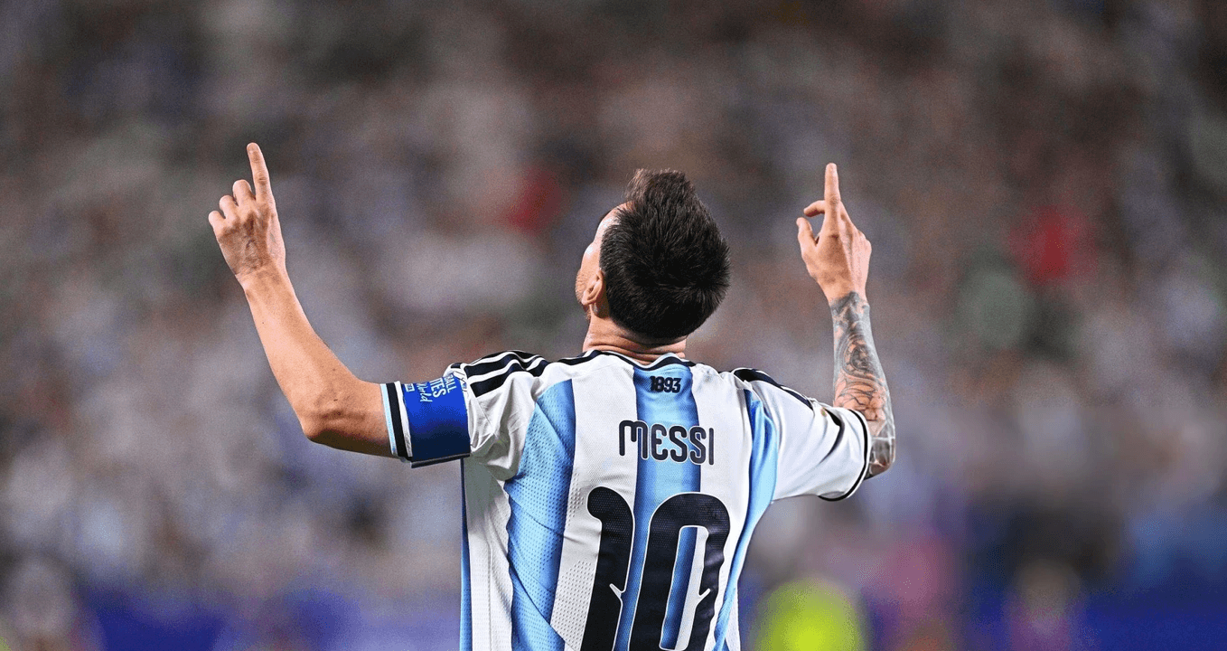 Messi ăn mừng bàn thắng tại World Cup 2026. Ảnh: FIFA