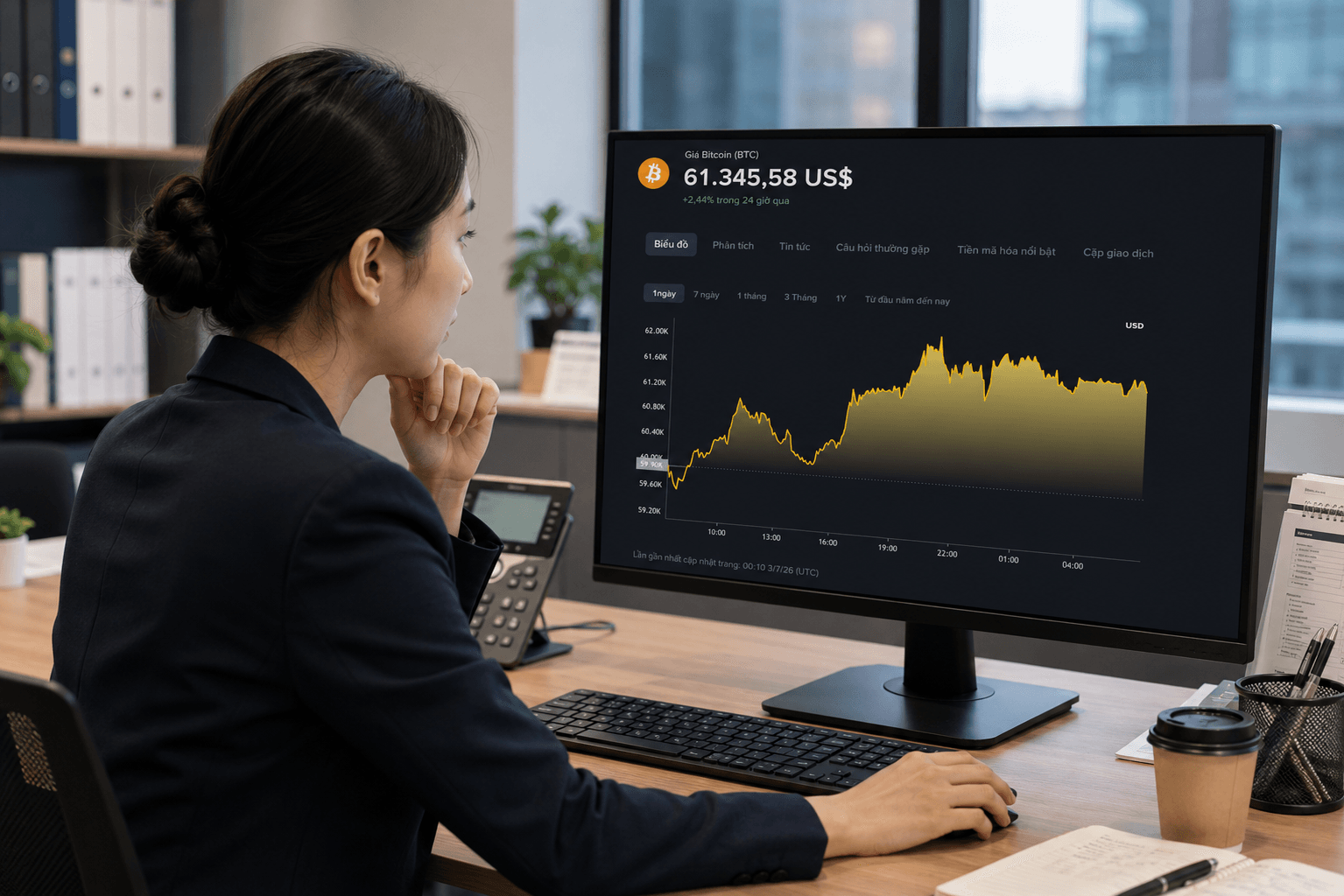 Giá Bitcoin hôm nay 3/7: Quay lại 60.000 USD, BTC có thoát vùng nguy hiểm? 