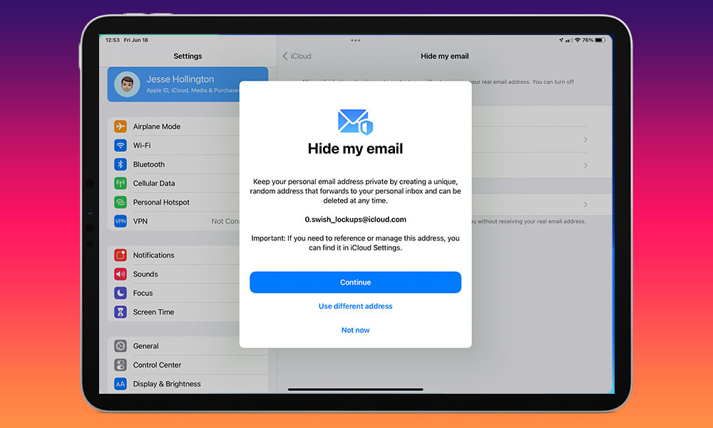 Tính năng Hide My Email của Apple bị hổng