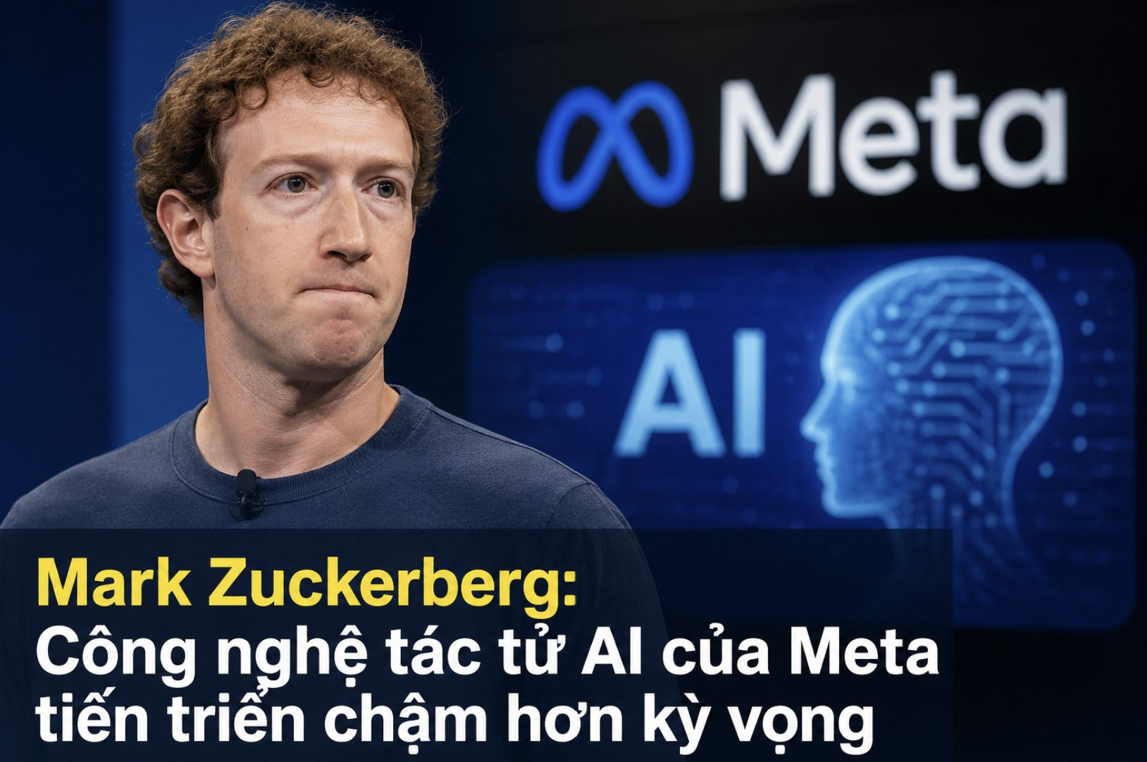 Mark Zuckerberg Công nghệ tác tử AI của Meta tiến triển chậm hơn mong đợi
