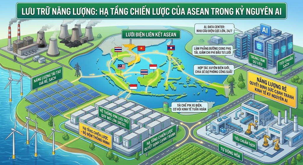 Việt Nam có thể lĩnh hội gì sau Hội thảo về lưu trữ năng lượng châu Á? 
