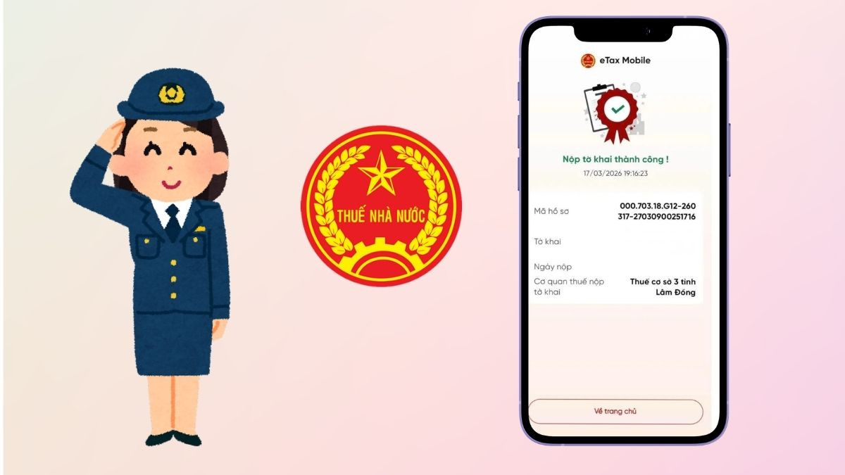 Hướng dẫn kê khai thuế quý II/2026 trên eTax Mobile: Hộ kinh doanh cần làm gì để nộp tờ khai đúng hạn? 