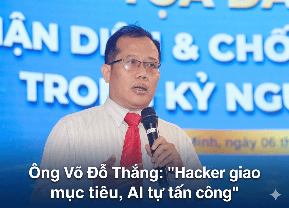 Ông Võ Đỗ Thắng cho rằng, trước đây hacker phải trực tiếp 