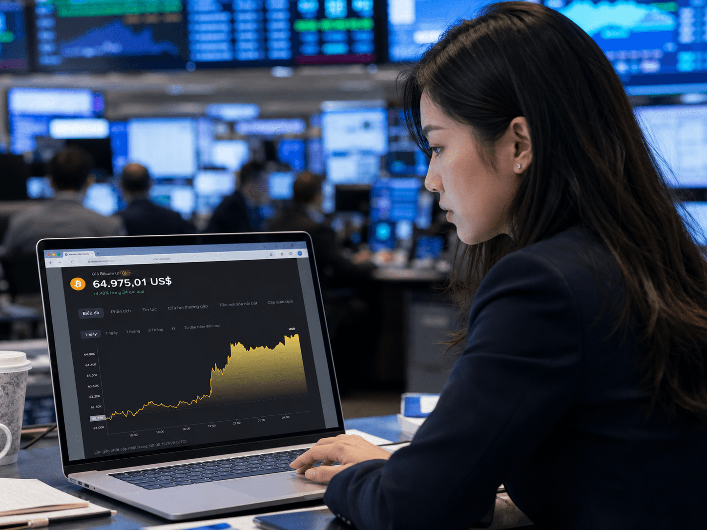 Giá Bitcoin hôm nay 15/7: Bật lên 65.000 USD khi lạm phát Mỹ hạ nhiệt 