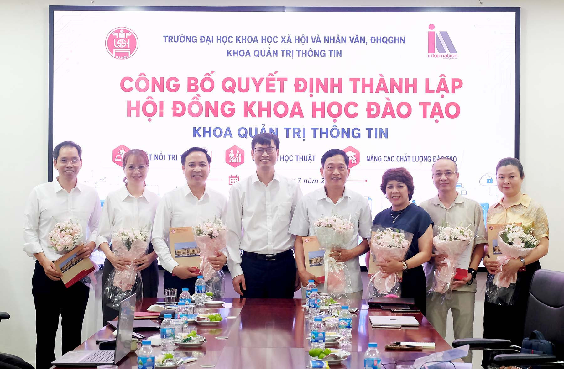Hội đồng Khoa học và Đào tạo Khoa Quản trị Thông tin , UHHS-VNU