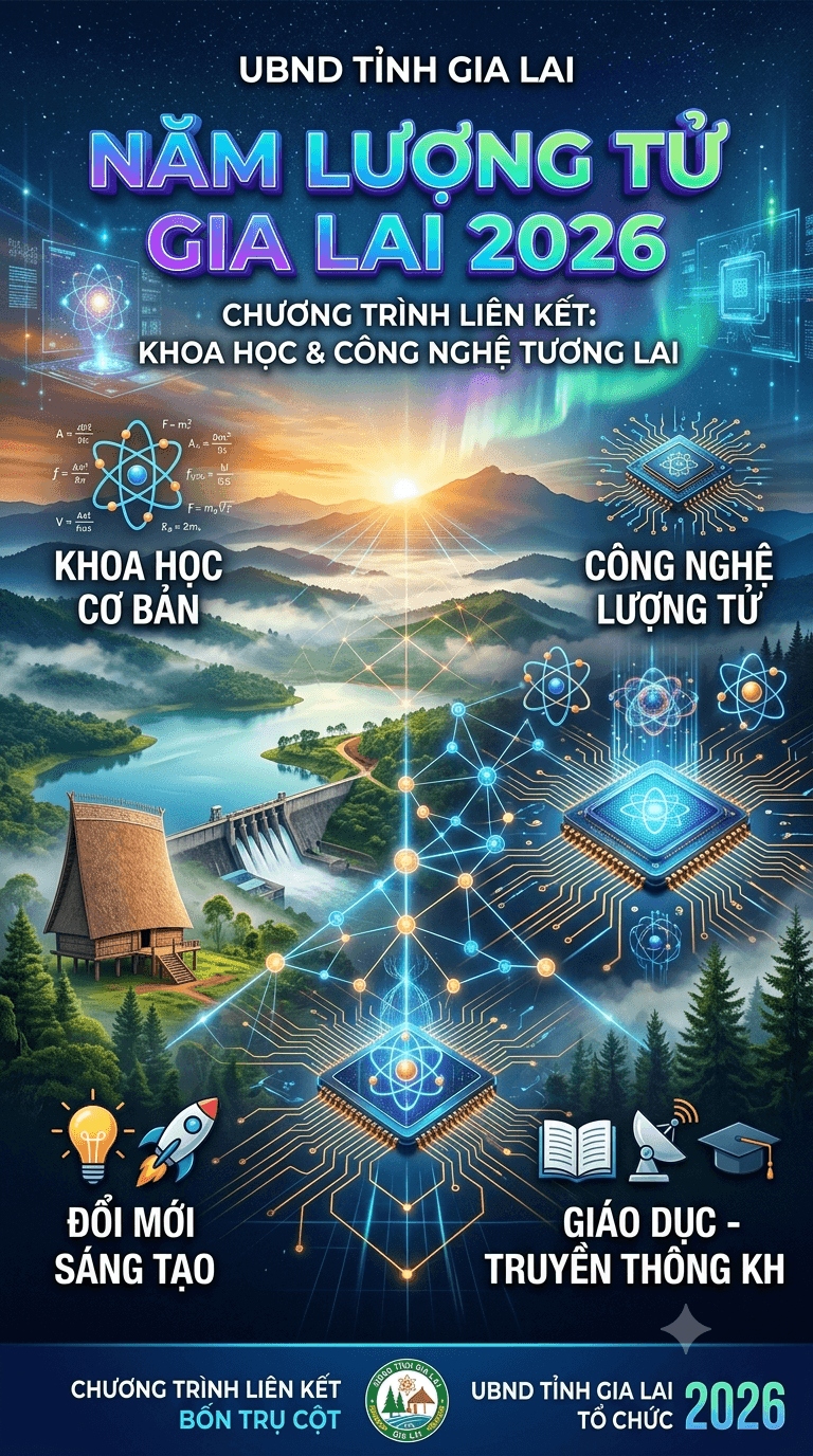 Gia Lai chi 400.000 USD mỗi năm để phát triển khoa học lượng tử, thiên văn, sinh học và neutrino