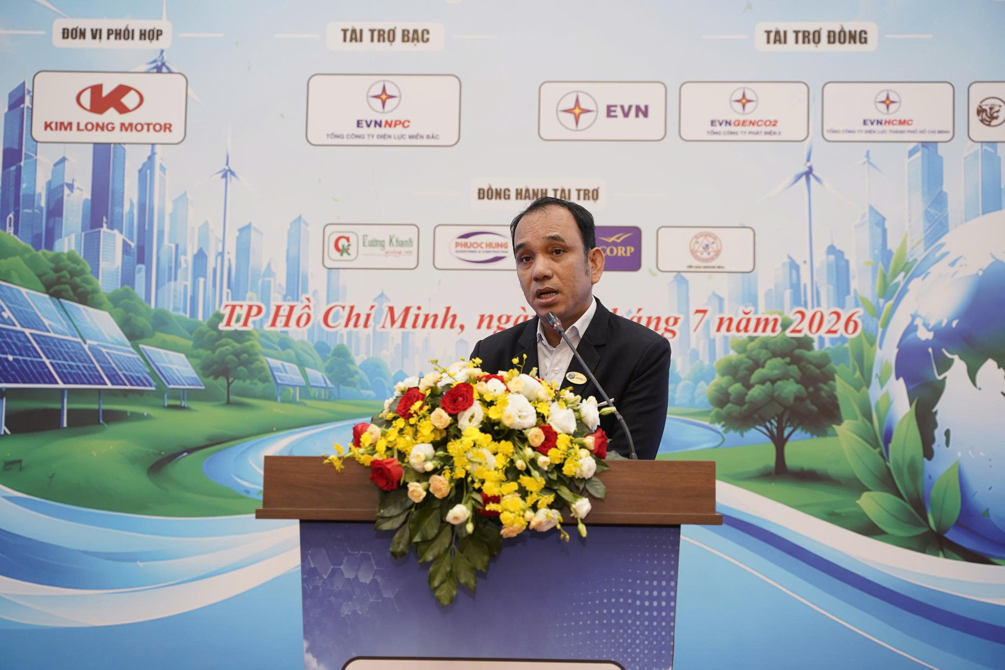 Ông Trần Quốc Tâm Phó Chủ tịch Hiệp hội Năng lượng tái tạo TP.HCM