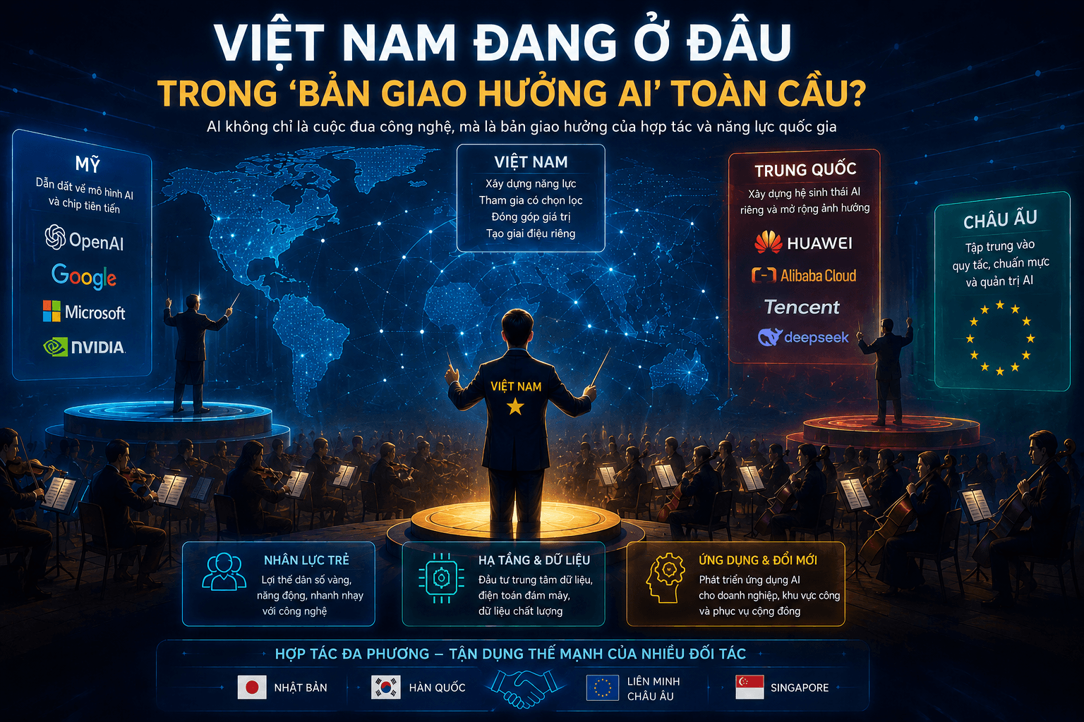 Việt Nam đang ở đâu trong ‘bản giao hưởng AI’ toàn cầu (2)