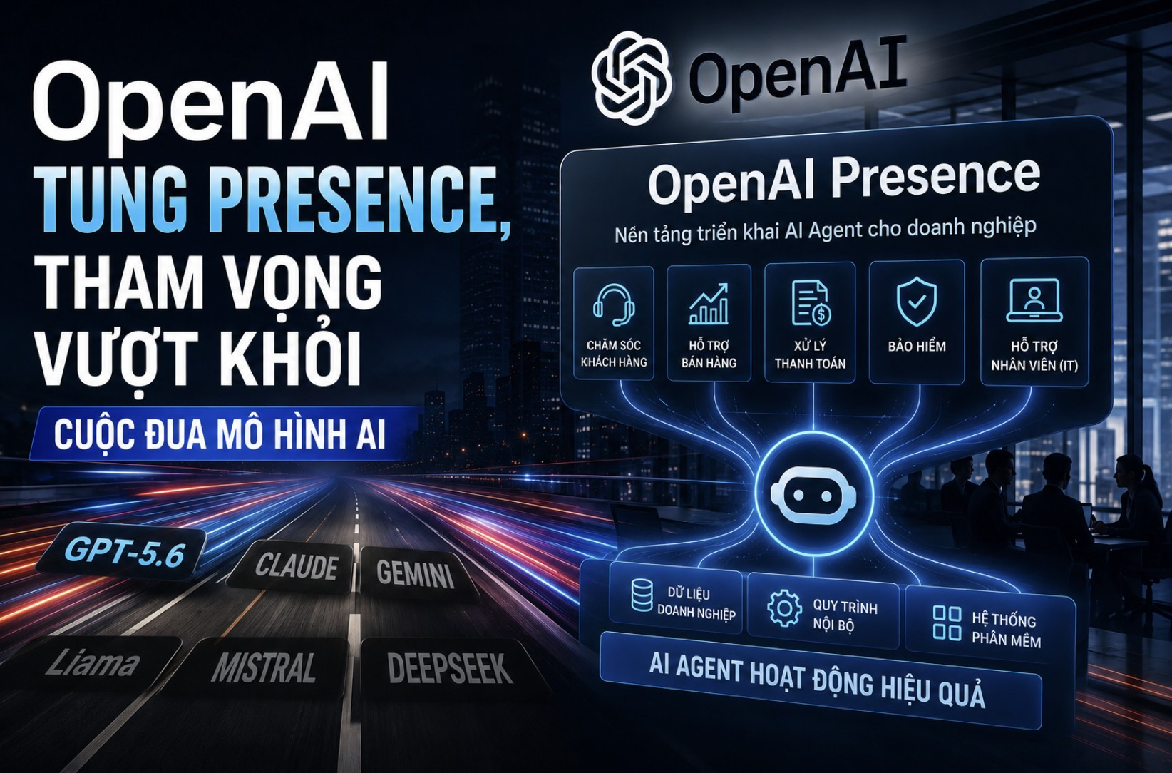 OpenAI tung Presence, tham vọng vượt khỏi cuộc đua mô hình AI