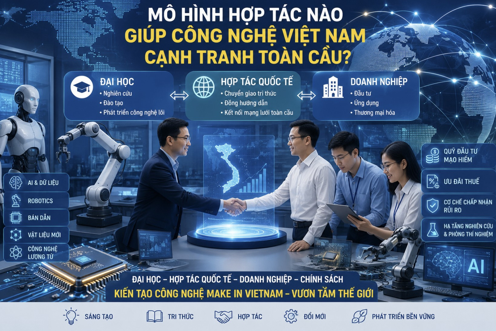 Mô hình hợp tác nào giúp công nghệ Việt Nam cạnh tranh toàn cầu