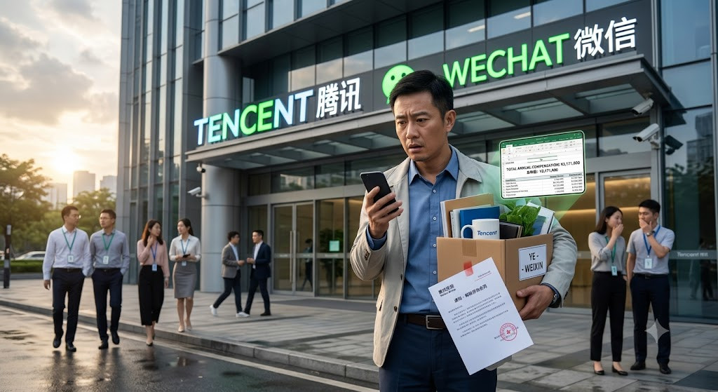 Lộ thưởng hơn 3 triệu nhân dân tệ, quản lý WeChat bị Tencent sa thải và đưa vào “danh sách đen” vĩnh viễn. Ảnh: AI