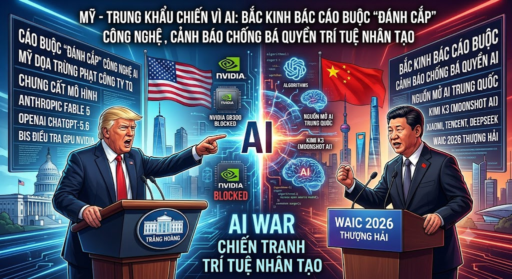 Trung Quốc và Mỹ căng thẳng sau khi Moonshot AI ra mắt Kimi K3 