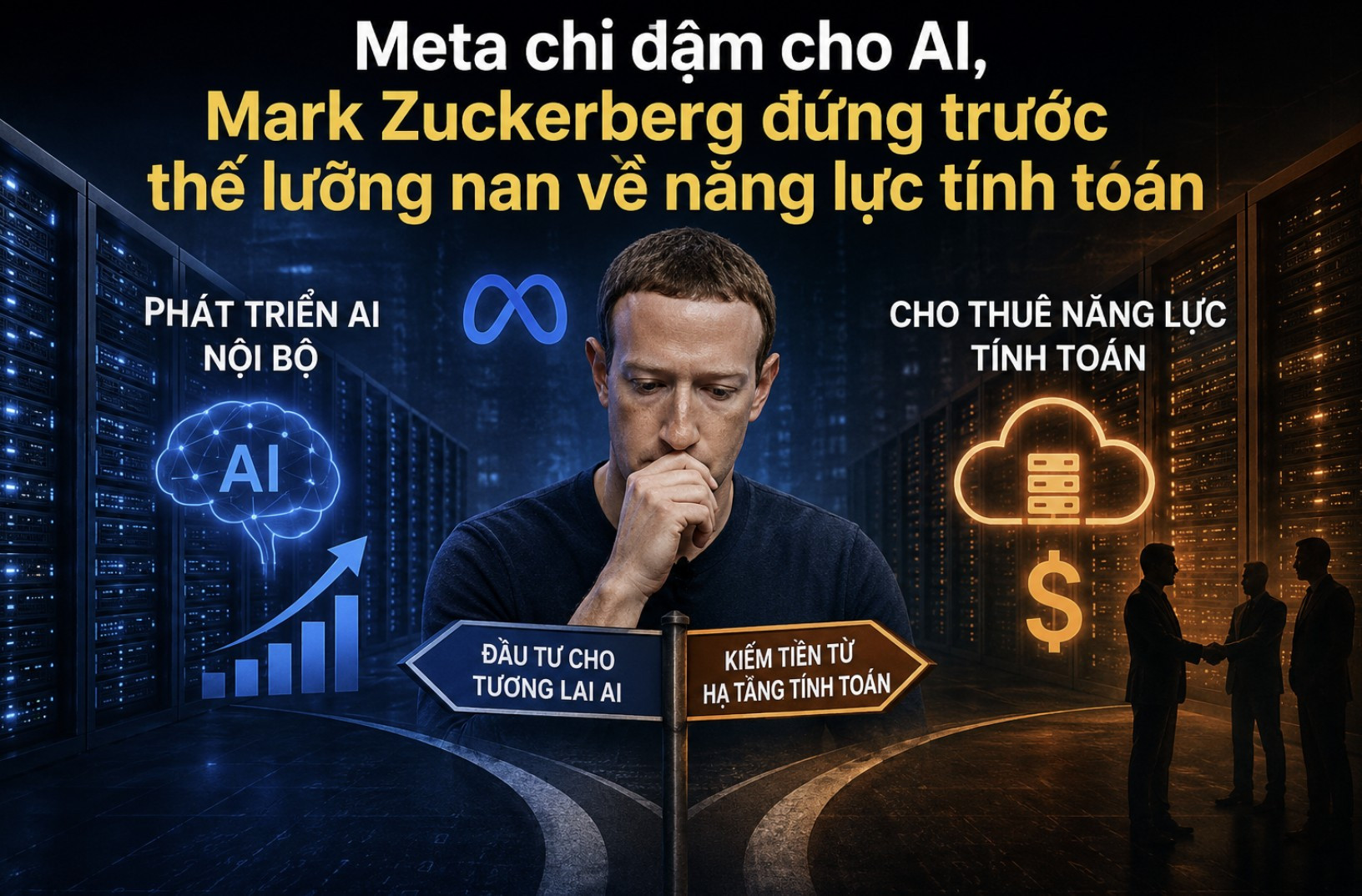 Meta chi đậm cho AI, Mark Zuckerberg rơi vào thế lưỡng nan về năng lực tính toán