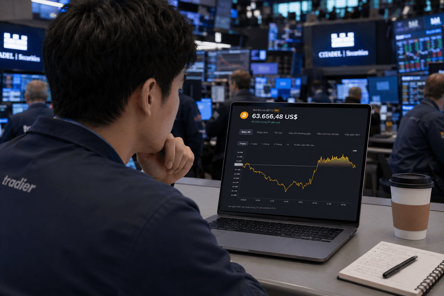 Giá Bitcoin hôm nay 4/8: Bị kẹp giữa lực mua bắt đáy và áp lực bán quanh 64.000 USD 
