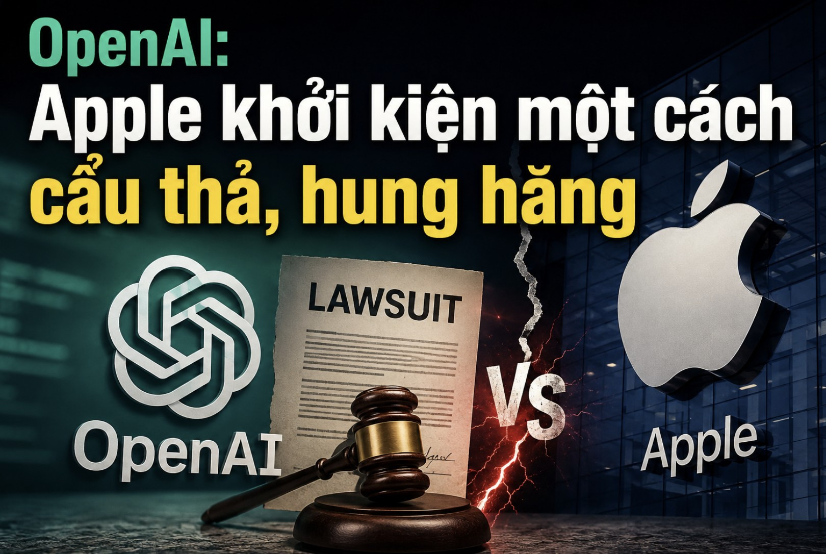 OpenAI Apple khởi kiện một cách cẩu thả, hung hăng