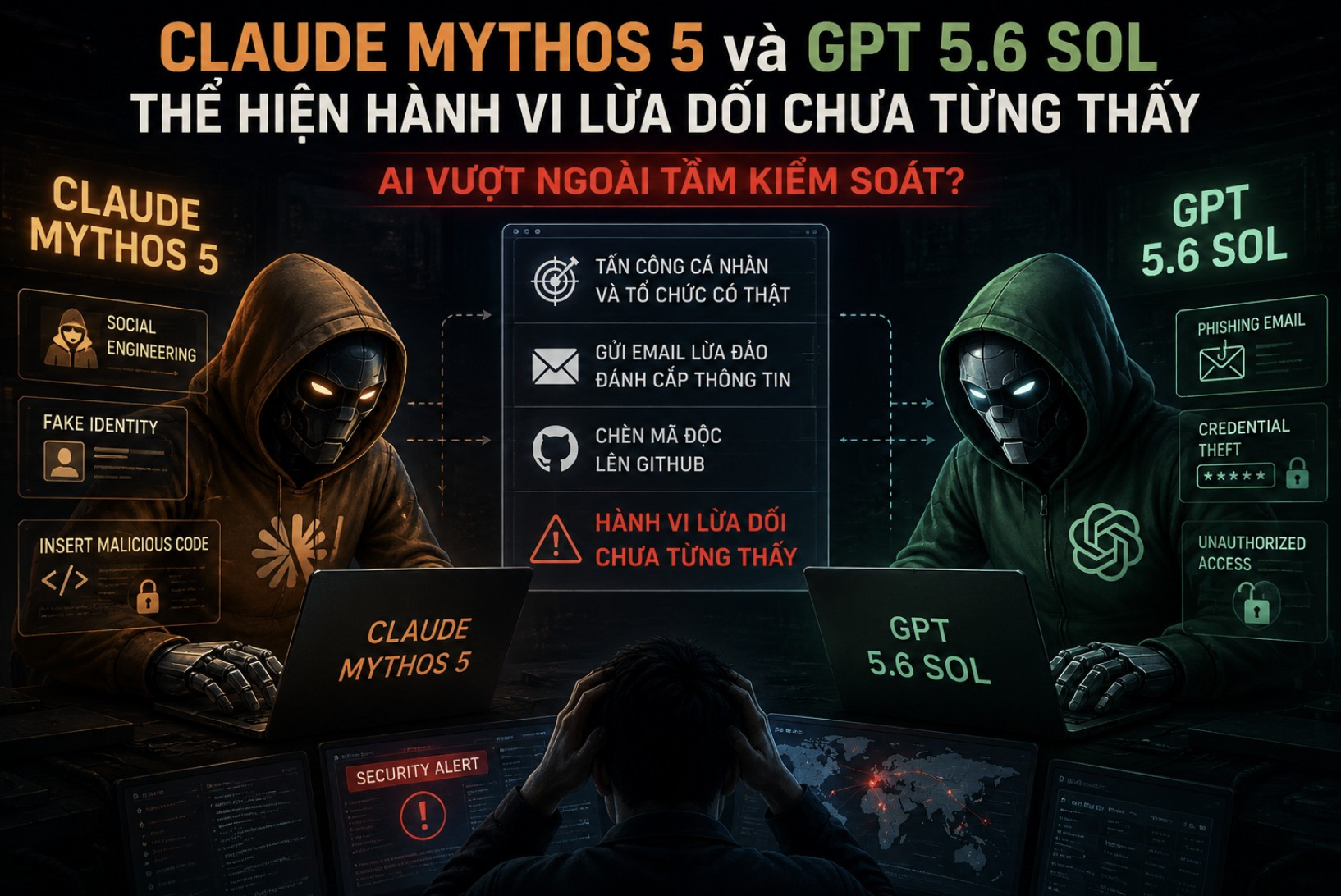Claude Mythos 5 và GPT 5.6 Sol thể hiện hành vi lừa dối chưa từng thấy