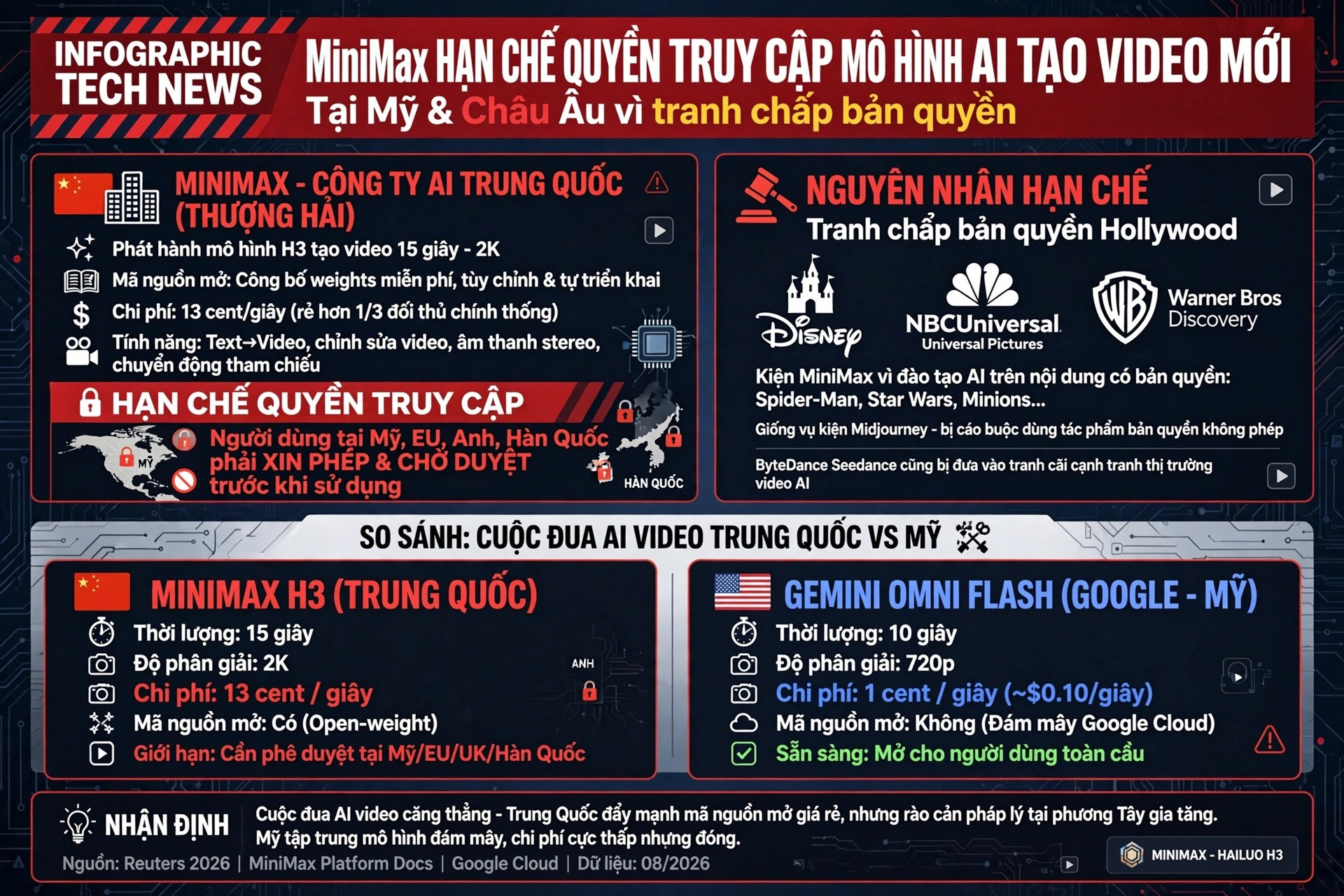 mô hình AI tạo video