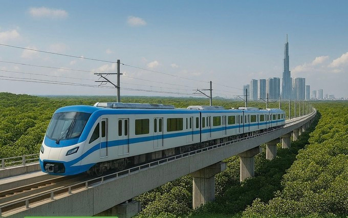 Dự án đường sắt cao tốc Bến Thành - Cần Giờ chạy qua địa bàn 9 xã, phường của TP.HCM. Ảnh minh hoạ