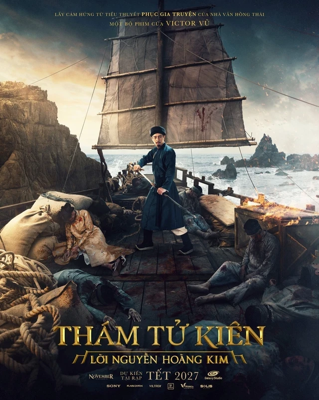 Thám tử Kiên: Lời nguyền hoàng kim mở vụ án mới trên con thuyền mắc cạn giữa biển - Ảnh: ĐPCC