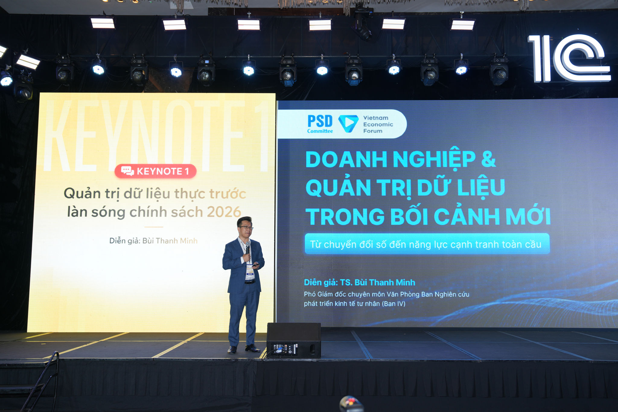 TS. Bùi Thanh Minh phát biểu tại Hội nghị