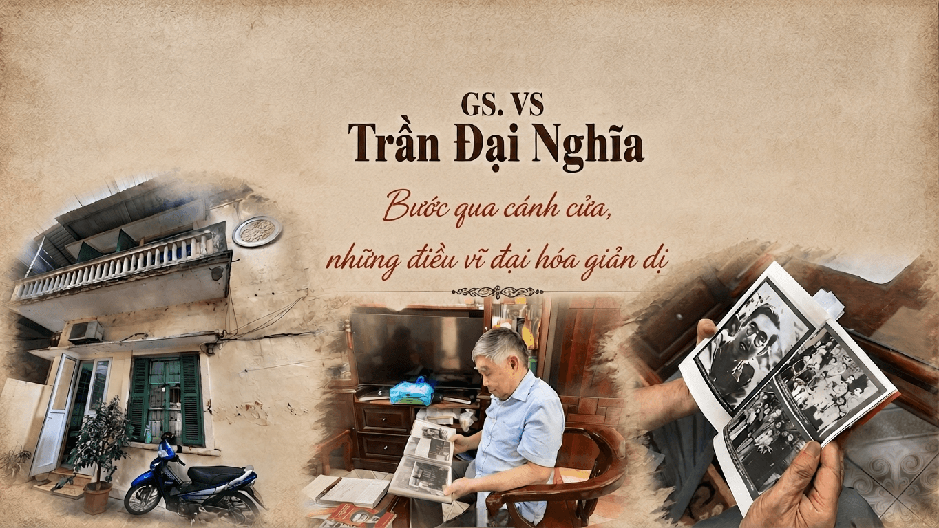 Ảnh bài cuối về Giáo sư Trần Đại Nghĩa