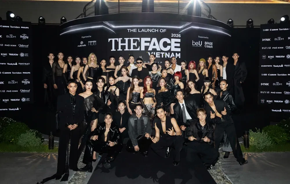The Face Vietnam chính thức ra mắt mùa giải năm 2026 tại TPHCM vào tối 19/8, đồng thời công bố Top 37 thí sinh. Ảnh: BTC
