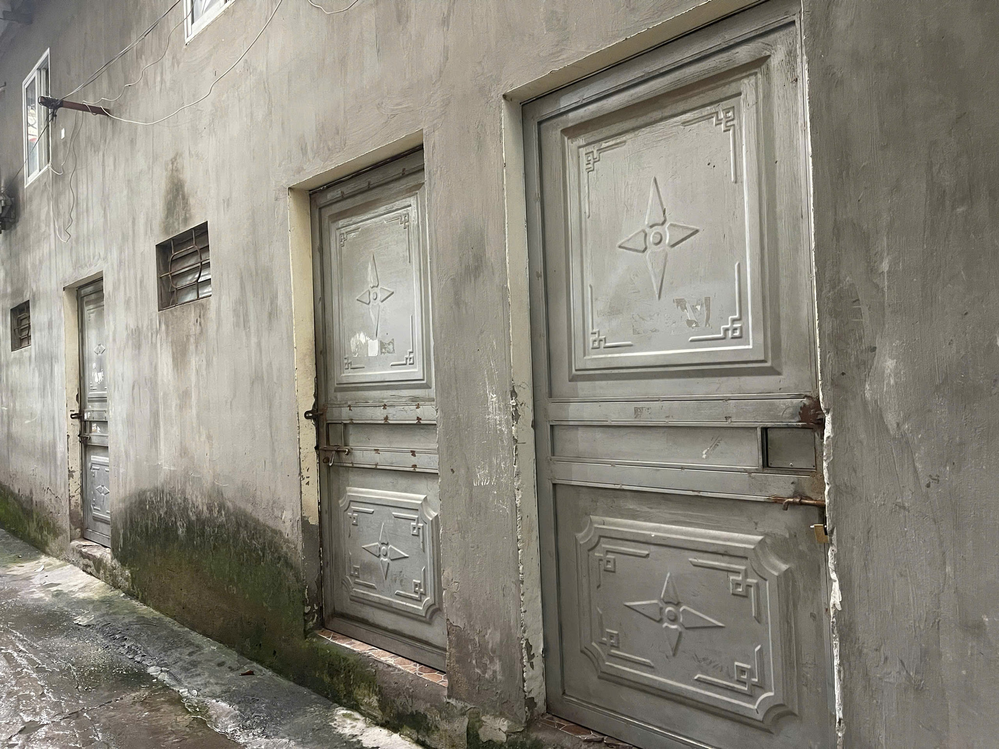 Khu nhà trọ nơi anh Toàn và gia đình ở.