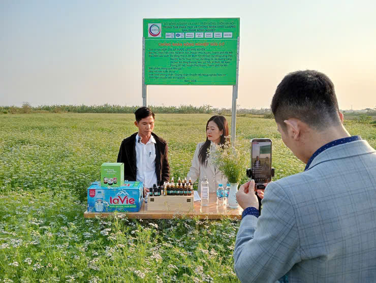 livestream bán nông sản