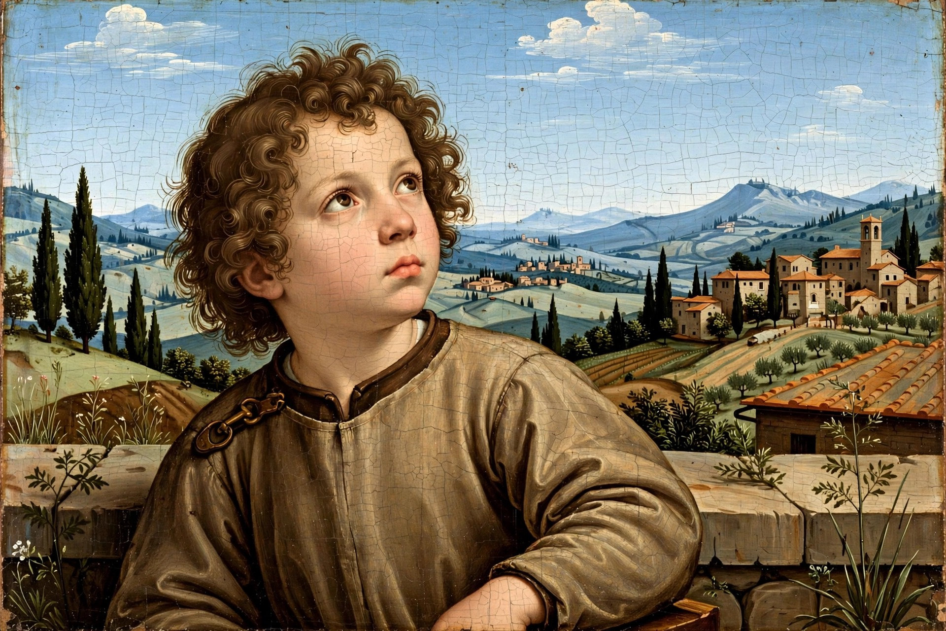 Dù là con ngoài giá thú, Leonardo da Vinci có tuổi thơ yên bình ở Tuscany