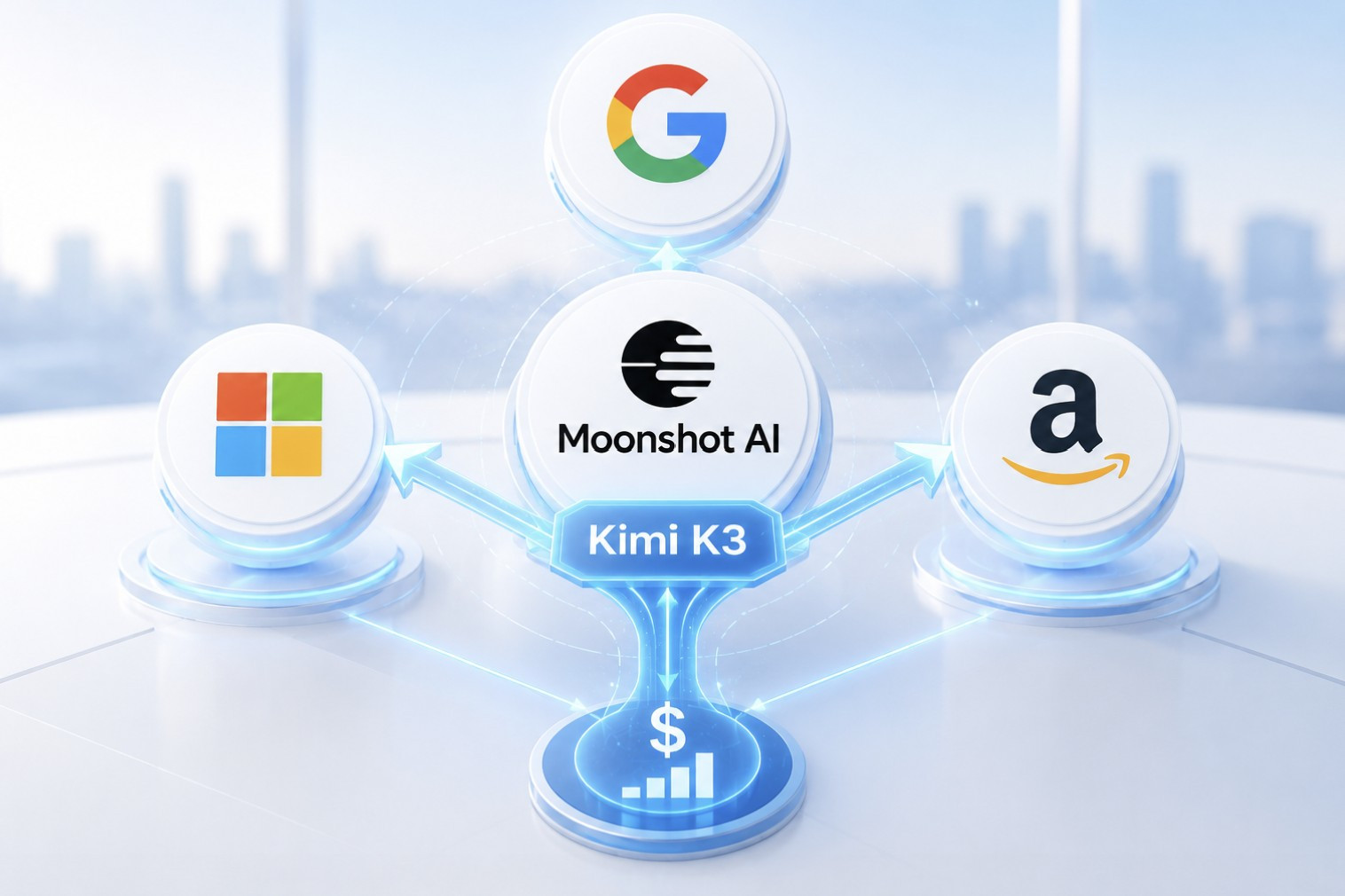 Moonshot AI đàm phán với Google, Microsoft, Amazon để chia doanh thu từ Kimi K3