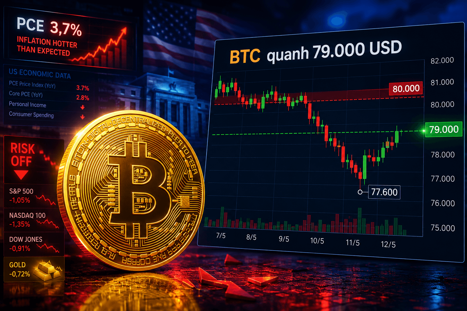 Giá Bitcoin hôm nay 27/8: Tăng 25% rồi quay đầu khi kì vọng Fed thay đổi? 