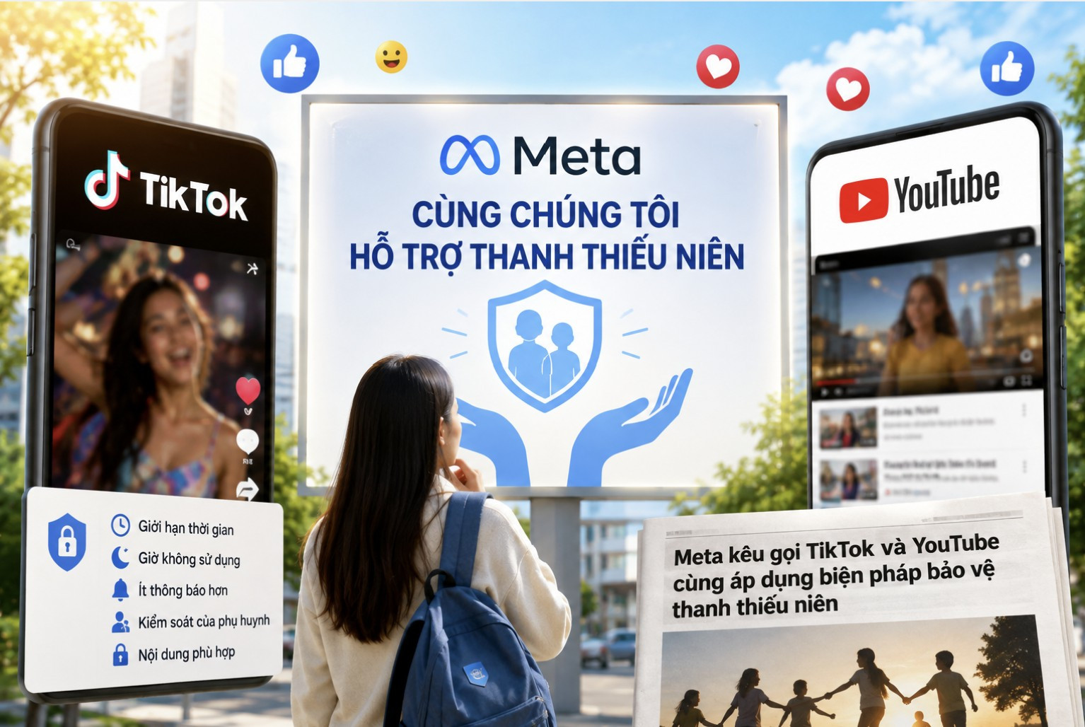 Meta liên tục tung quảng cáo nhắm vào TikTok, YouTube Màn nhu thuật danh tiếng