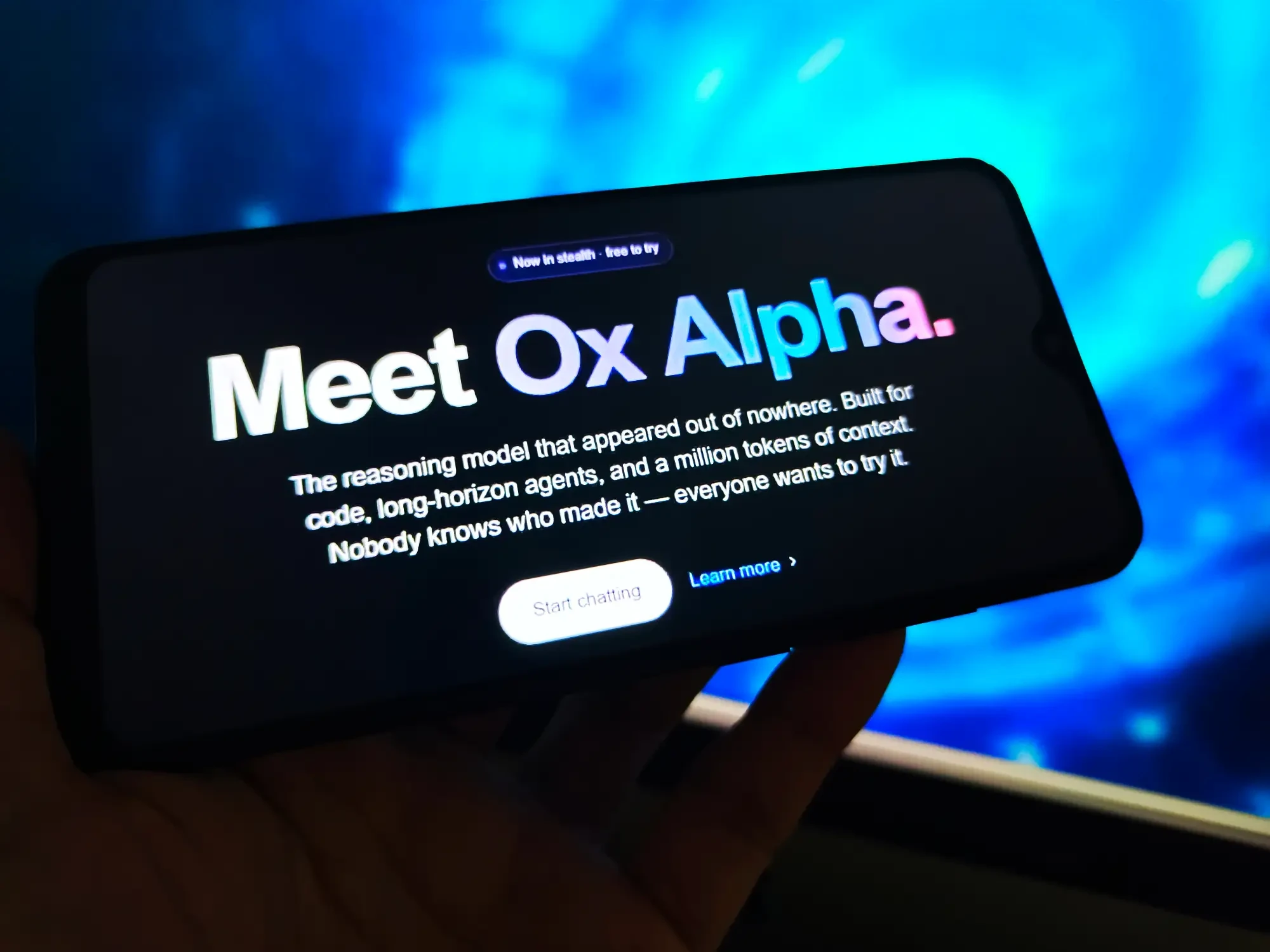 Z.ai đứng sau Ox Alpha, cộng đồng mạng Trung Quốc phấn khích