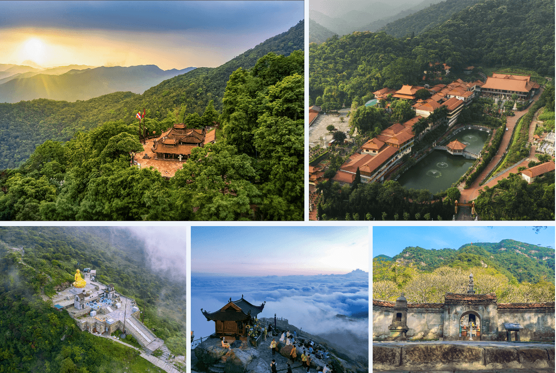 Quần thể di tích danh thắng Yên Tử. Ảnh Báo Quảng Ninh