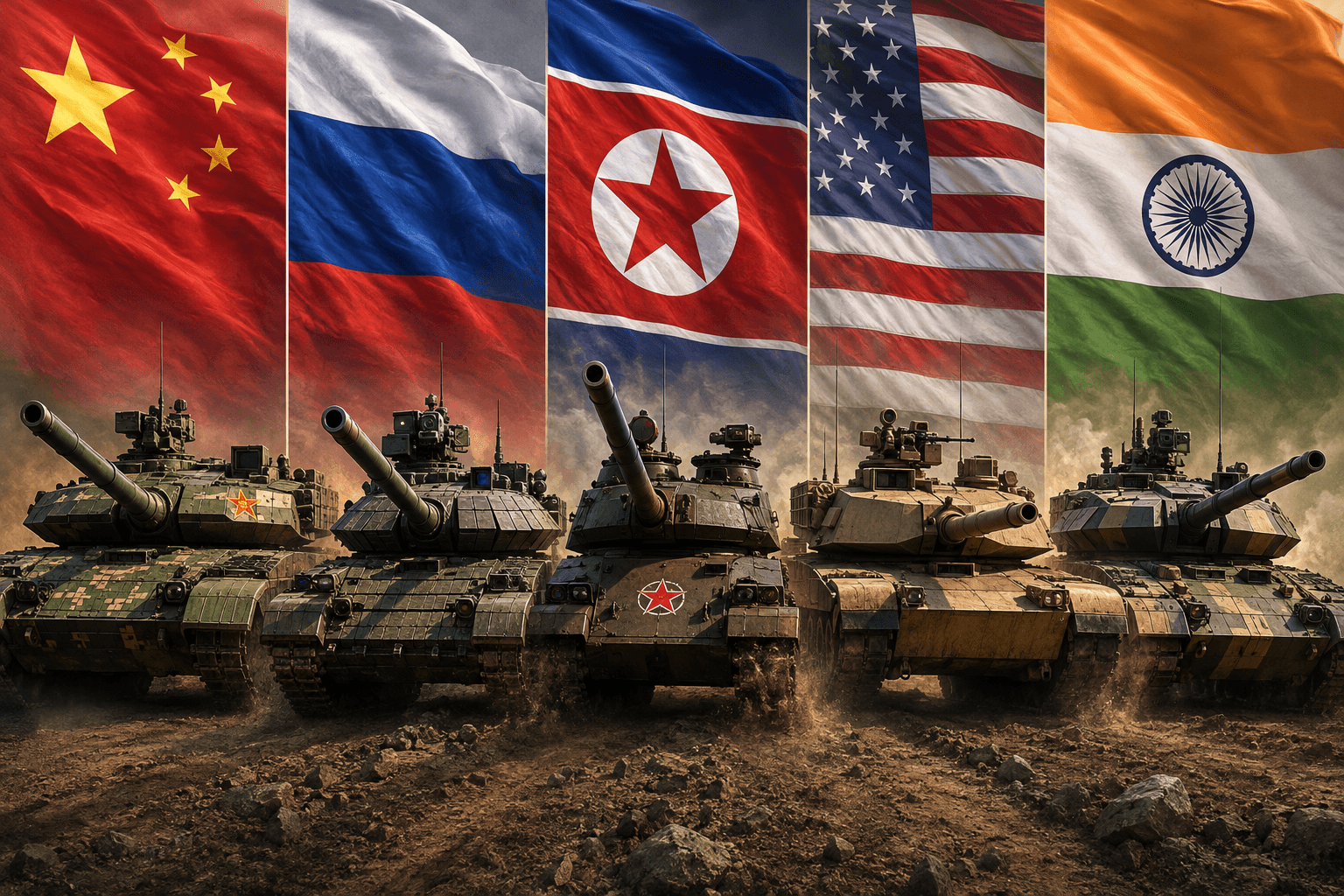 5 quốc gia sở hữu nhiều xe tăng nhất thế giới, Trung Quốc vượt Nga ra sao? 