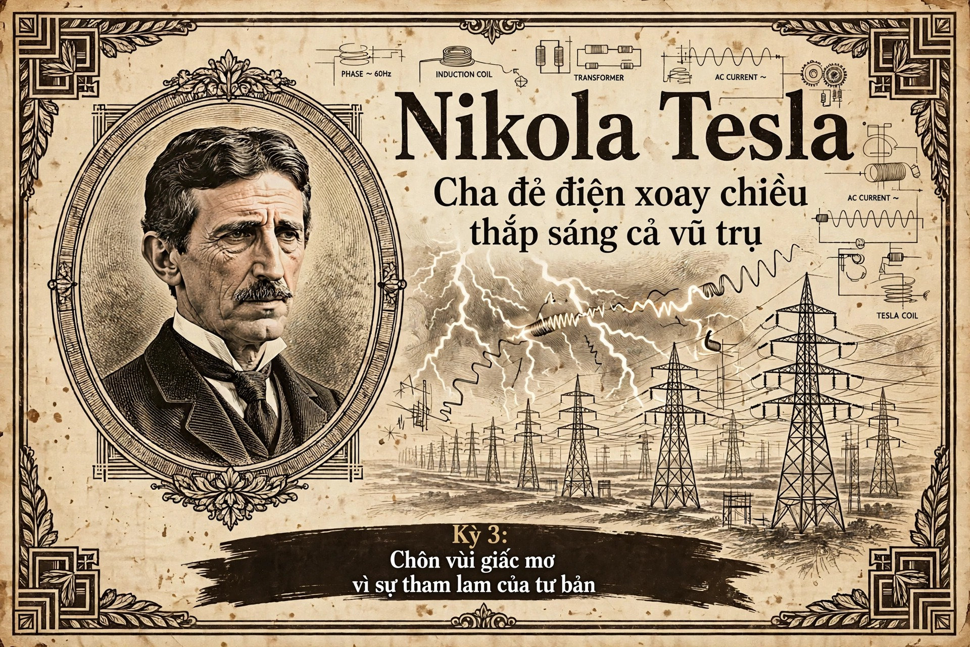 Nikola Tesla Kì 3: Chôn vùi giấc mơ vì sự tham lam của tư bản 