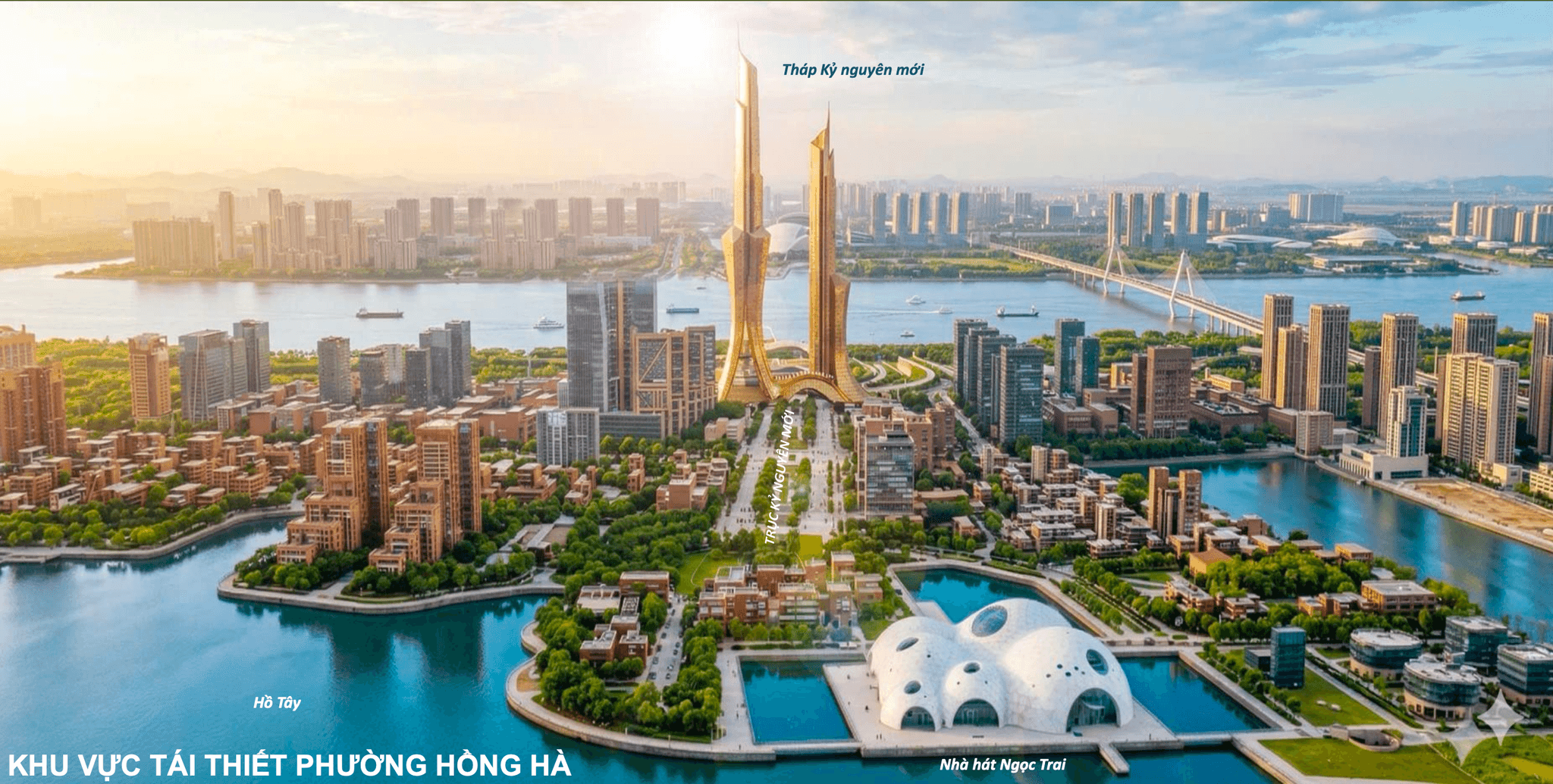Đồ án quy hoạch Dự án đầu tư Trục đại lộ cảnh quan sông Hồng có gì mới? 